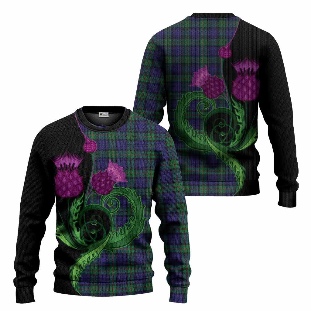 MacKinlay (McKinlay) Tartan Knitted Sweater Traditional Scottish Thistle