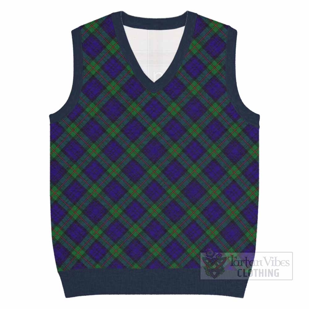 MacKinlay (McKinlay) Tartan  Knitted V-Neck Vest Cross Style