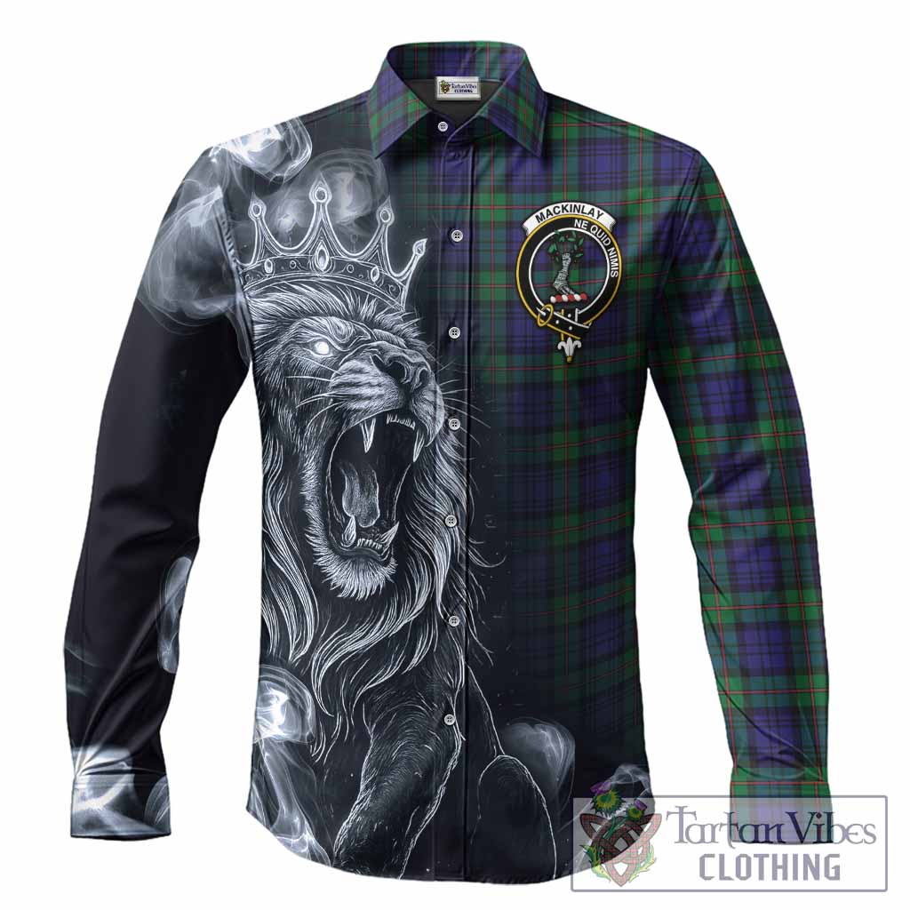 MacKinlay (McKinlay) Tartan Long Sleeve Button Shirts Roaring Lion Heritage