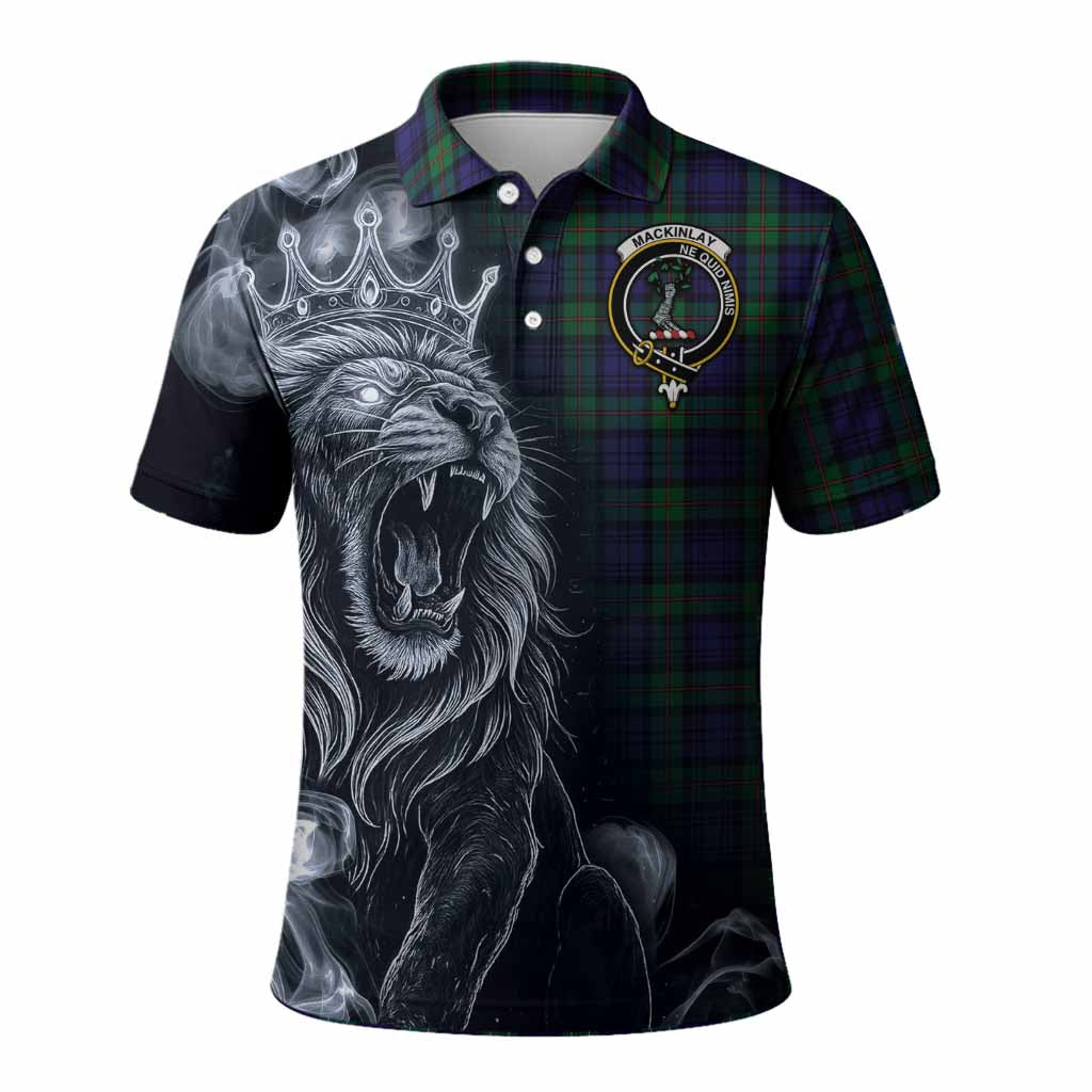 MacKinlay (McKinlay) Tartan Polo Shirt Roaring Lion Heritage