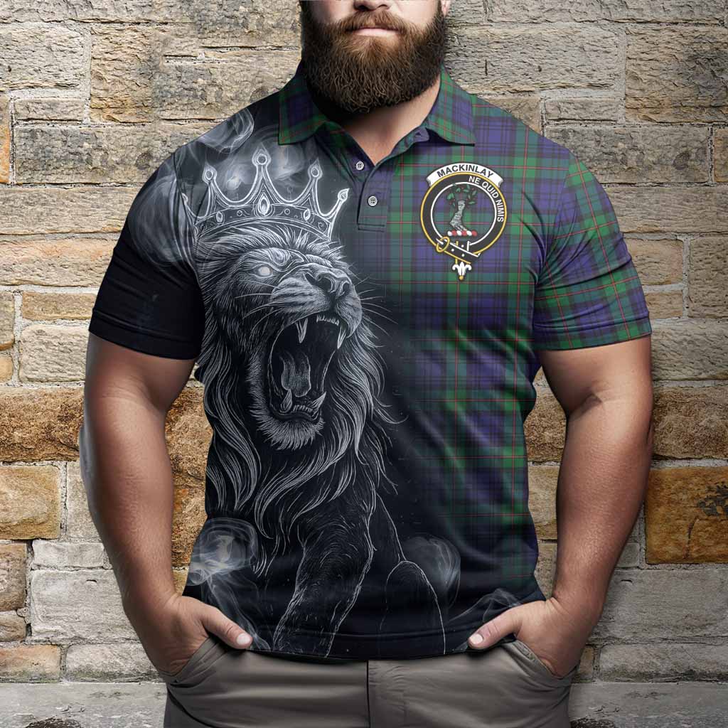 MacKinlay (McKinlay) Tartan Polo Shirt Roaring Lion Heritage