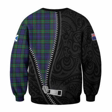 MacKinlay (McKinlay) Tartan Sweatshirt New Zealand Pattern Unique Zipper Stylized