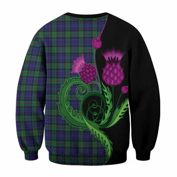 MacKinlay (McKinlay) Tartan Sweatshirt Traditional Scottish Thistle
