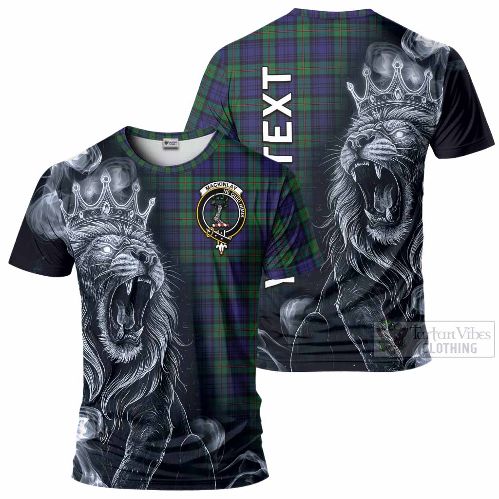 MacKinlay (McKinlay) Tartan T-Shirt Roaring Lion Heritage