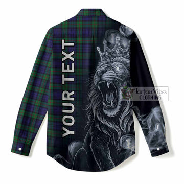 MacKinlay (McKinlay) Tartan Women Casual Shirt Roaring Lion Heritage
