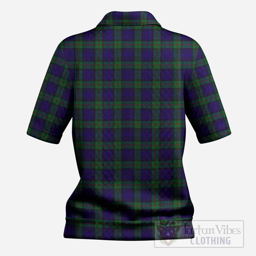 MacKinlay (McKinlay) Tartan Women’s Polo Sweater Top with Family Crest