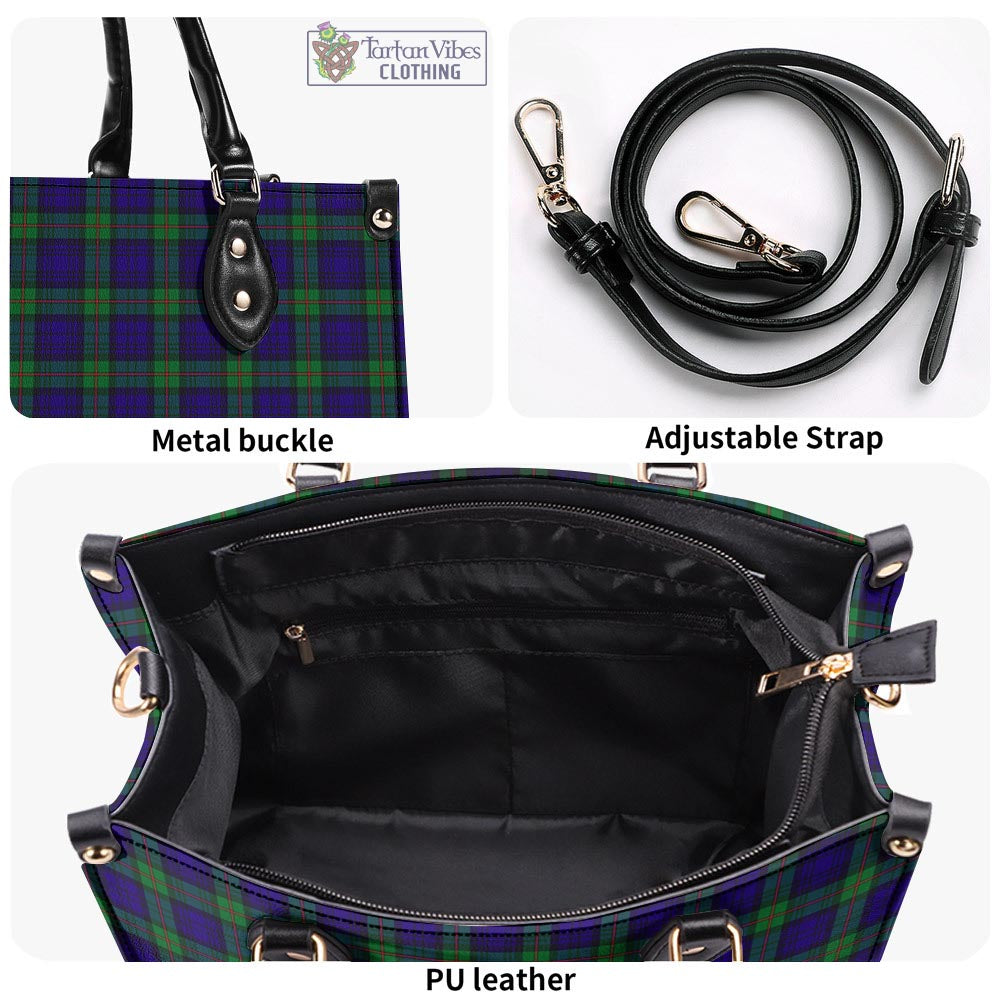 Tartan Vibes Clothing MacKinlay Modern Tartan Luxury Leather Handbags