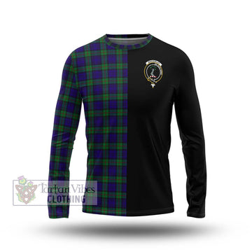 MacKinlay (McKinlay) Tartan Long Sleeve T-Shirt with Family Crest and Half Of Me Style