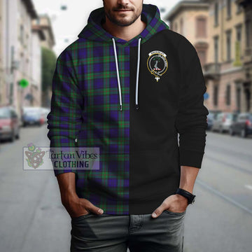 MacKinlay (McKinlay) Tartan Hoodie with Family Crest and Half Of Me Style Zip Hoodie - Tartanvibesclothing Shop