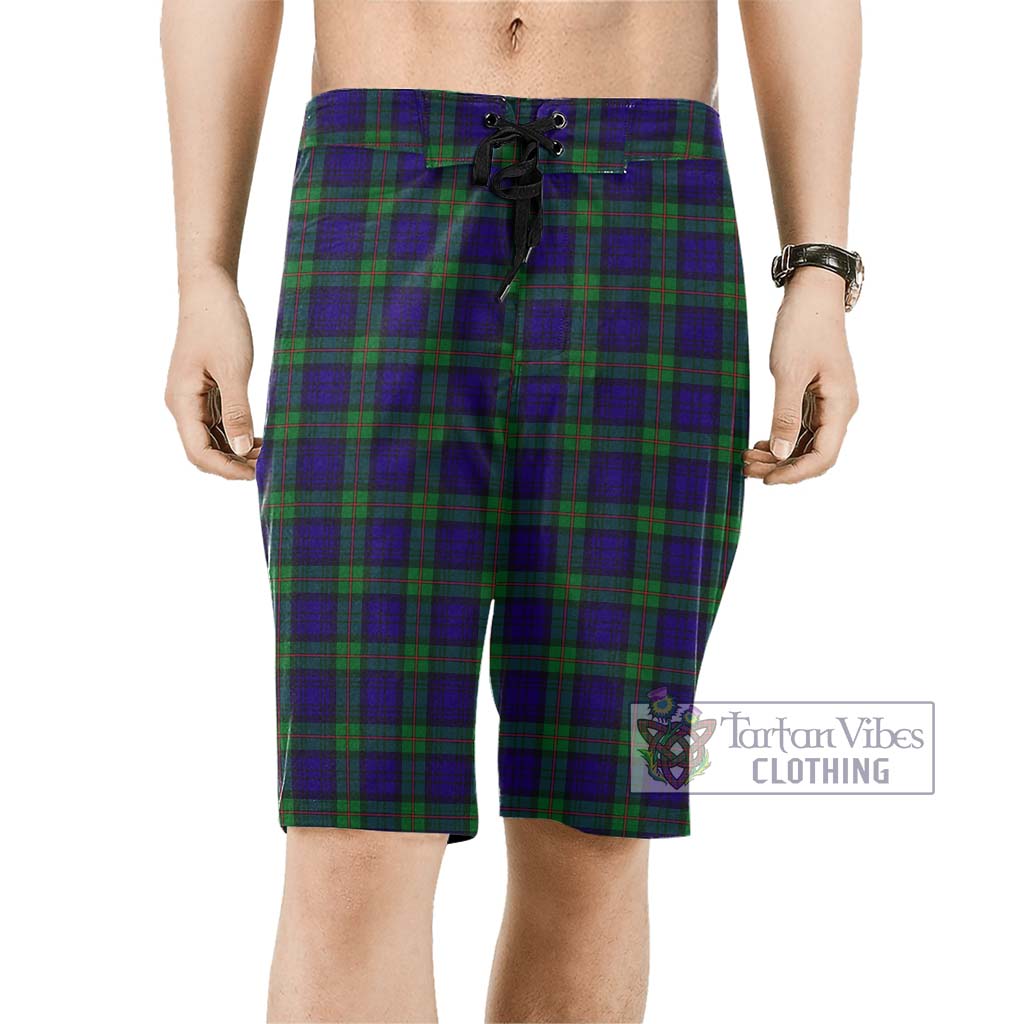 MacKinlay (McKinlay) Tartan Men's Board Shorts Men - Tartan Vibes Clothing