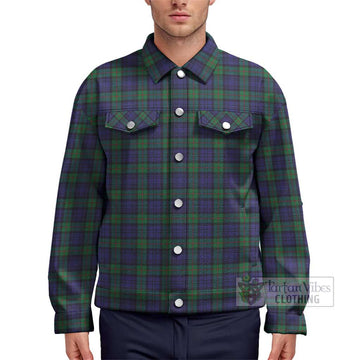 MacKinlay (McKinlay) Tartan Unisex Lapel Cotton Jacket Unisex - Tartan Vibes Clothing