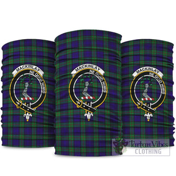 MacKinlay Modern Tartan Neck Gaiters, Tartan Bandanas, Tartan Head Band with Family Crest