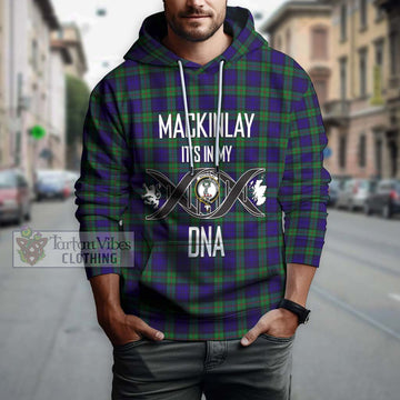 MacKinlay (McKinlay) Tartan Hoodie with Family Crest DNA In Me Style Pullover Hoodie - Tartanvibesclothing Shop