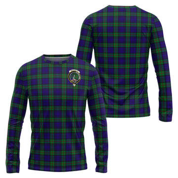 mackinlay-modern-tartan-long-sleeve-t-shirt-with-family-crest