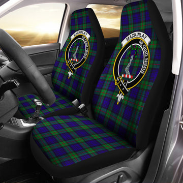 MacKinlay Modern Tartan Car Seat Cover with Family Crest One Size - Tartanvibesclothing
