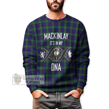 MacKinlay (McKinlay) Tartan Sweatshirt with Family Crest DNA In Me Style Unisex - Tartanvibesclothing Shop