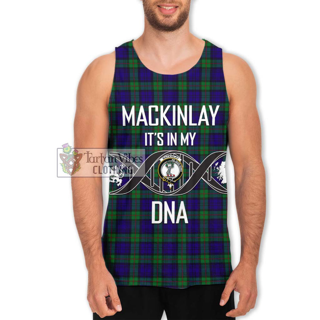 MacKinlay (McKinlay) Tartan Men's Tank Top with Family Crest DNA In Me Style Men - Tartanvibesclothing Shop