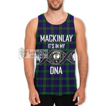 MacKinlay (McKinlay) Tartan Men's Tank Top with Family Crest DNA In Me Style Men - Tartanvibesclothing Shop