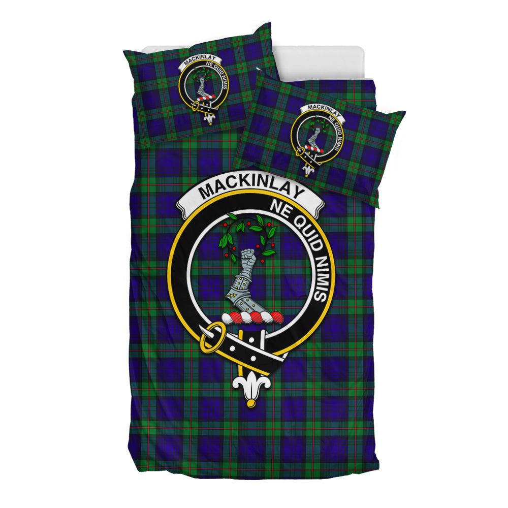 MacKinlay (McKinlay) Tartan Bedding Set with Family Crest - Tartan Vibes Clothing