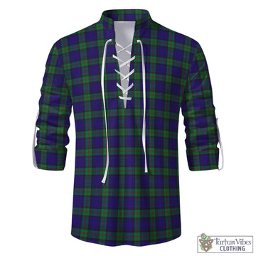 Tartan Vibes Clothing MacKinlay Modern Tartan Men's Scottish Traditional Jacobite Ghillie Kilt Shirt