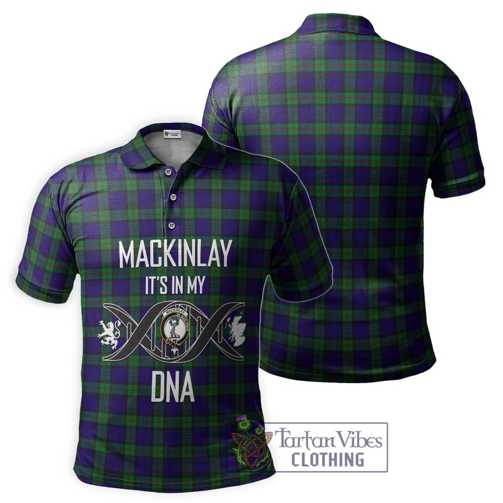 MacKinlay (McKinlay) Tartan Polo Shirt with Family Crest DNA In Me Style - Tartanvibesclothing Shop
