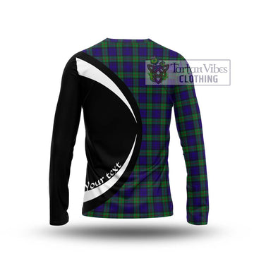 MacKinlay (McKinlay) Tartan Long Sleeve T-Shirt with Family Crest Circle Style - Tartan Vibes Clothing