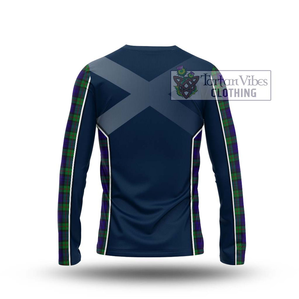MacKinlay (McKinlay) Tartan Long Sleeve T-Shirt with Family Crest and Lion Rampant Vibes Sport Style - Tartan Vibes Clothing