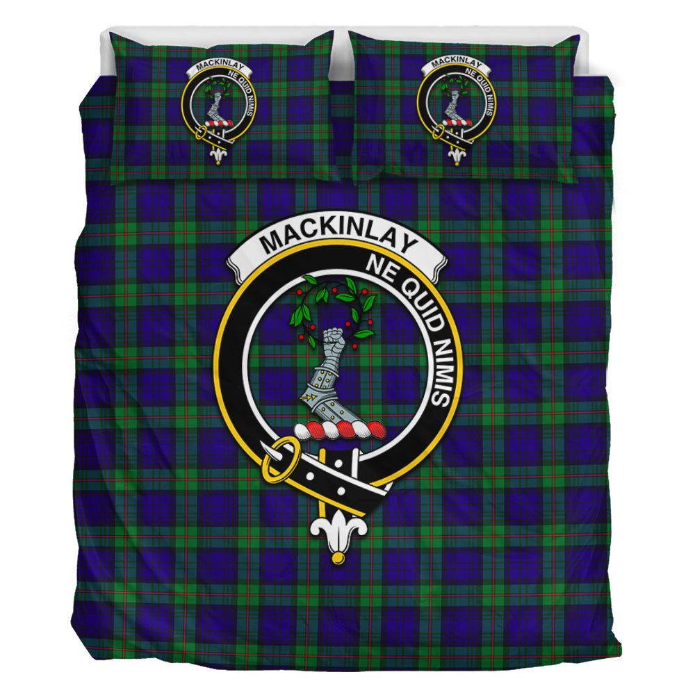 MacKinlay (McKinlay) Tartan Bedding Set with Family Crest - Tartan Vibes Clothing