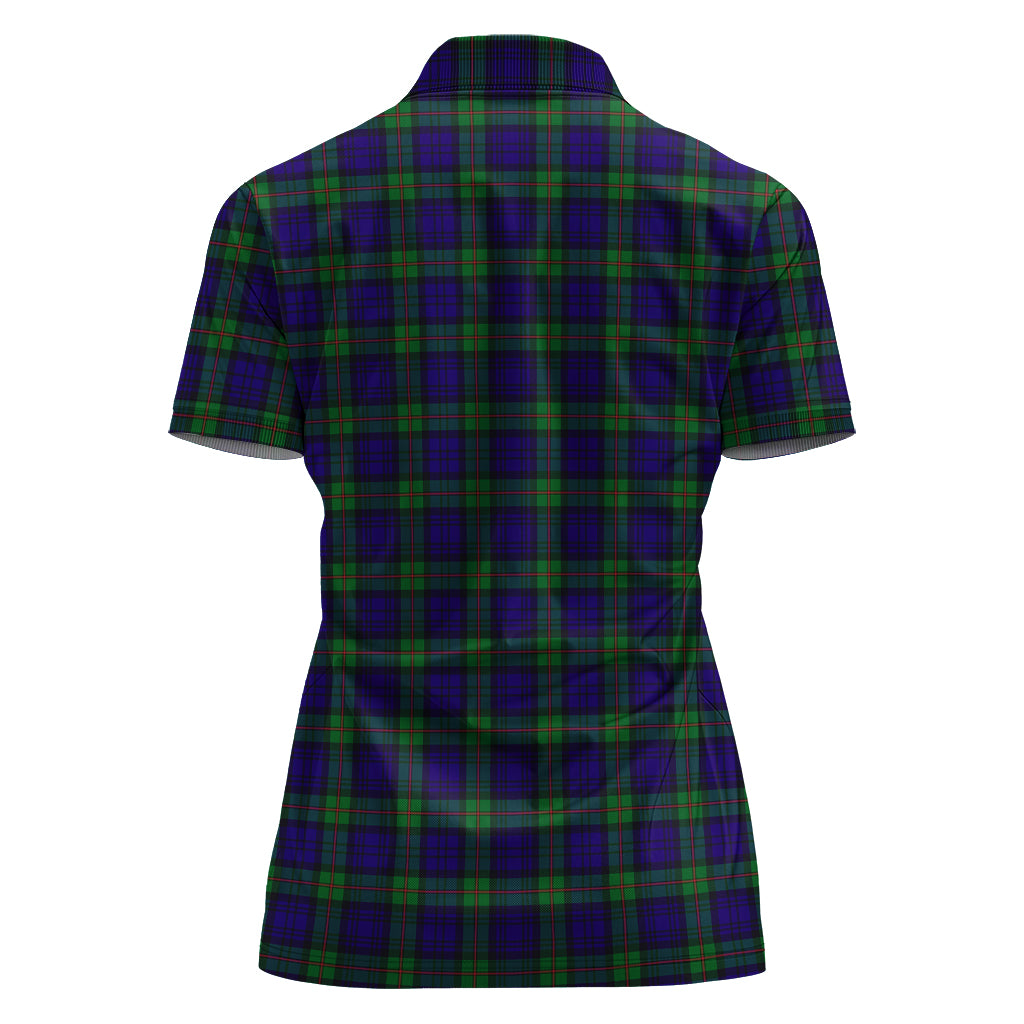 MacKinlay (McKinlay) Tartan Polo Shirt with Family Crest For Women - Tartan Vibes Clothing