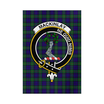 MacKinlay (McKinlay) Tartan Garden Flag with Family Crest