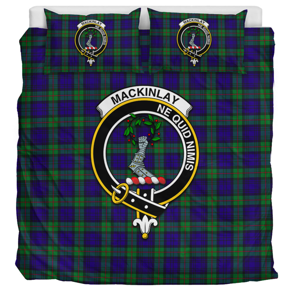 MacKinlay (McKinlay) Tartan Bedding Set with Family Crest UK Bedding Set UK Super King 104*94 inch - Tartan Vibes Clothing