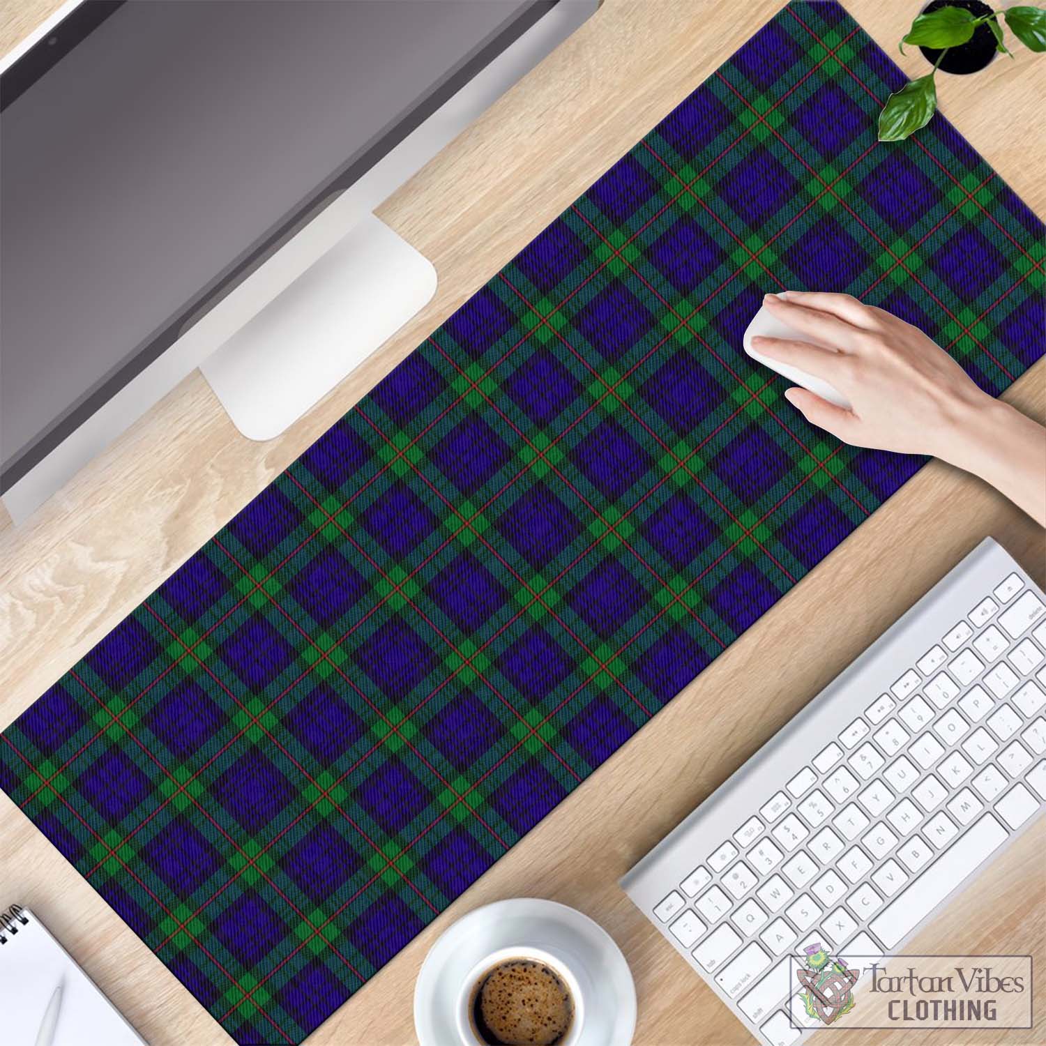 Tartan Vibes Clothing MacKinlay Modern Tartan Mouse Pad