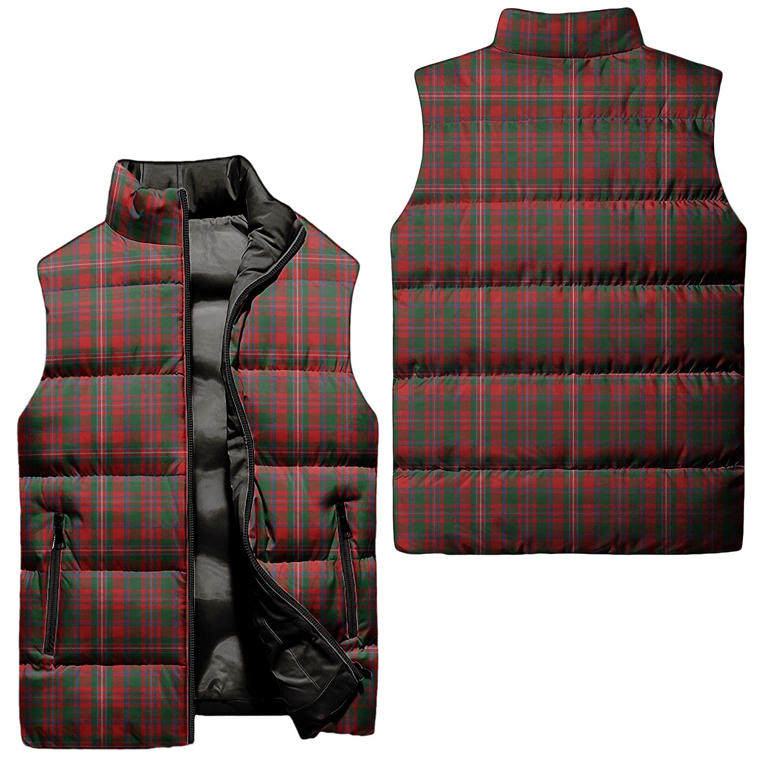MacKinnon (McKinnon) Tartan Sleeveless Puffer Jacket Unisex - Tartan Vibes Clothing