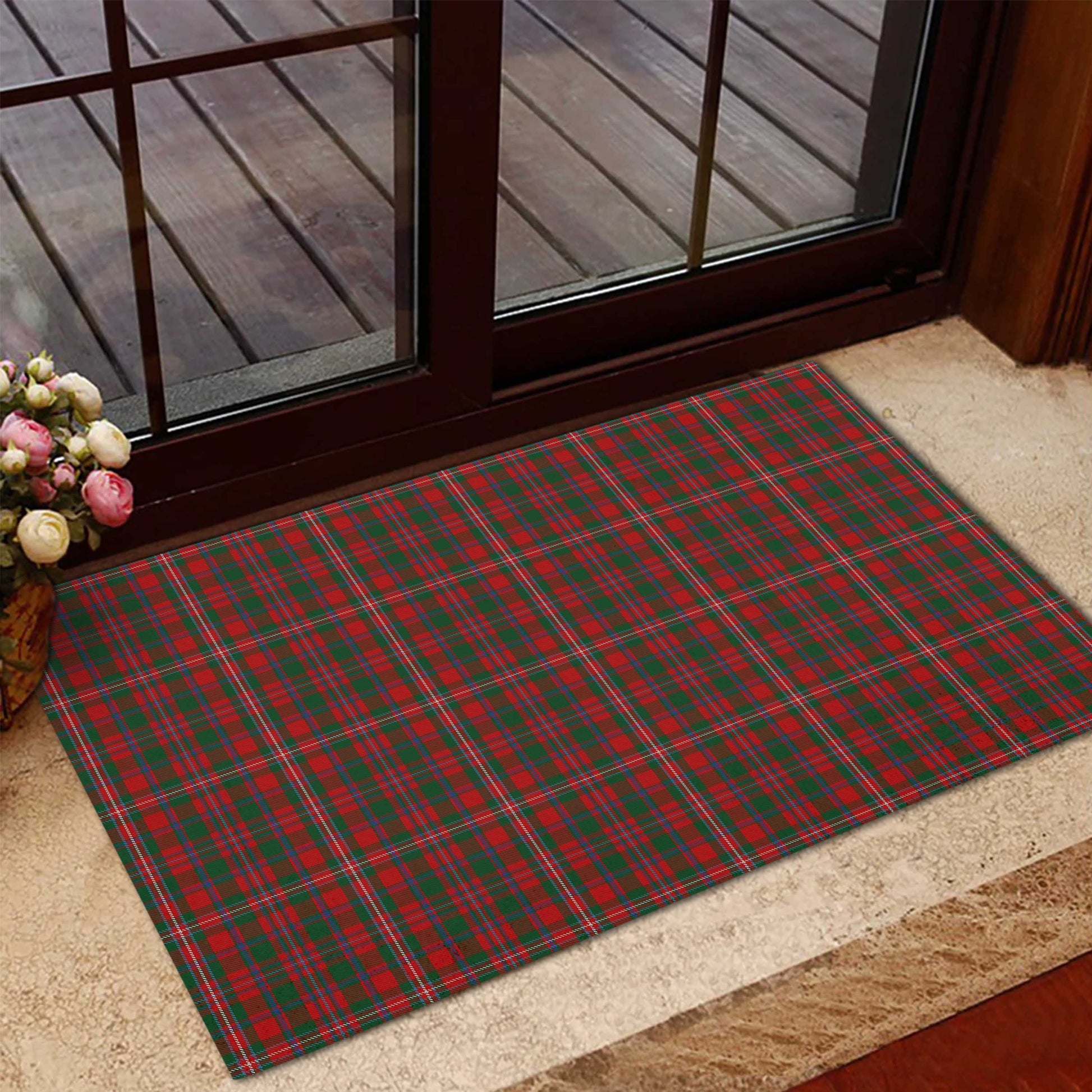 MacKinnon Tartan Door Mat - Tartanvibesclothing