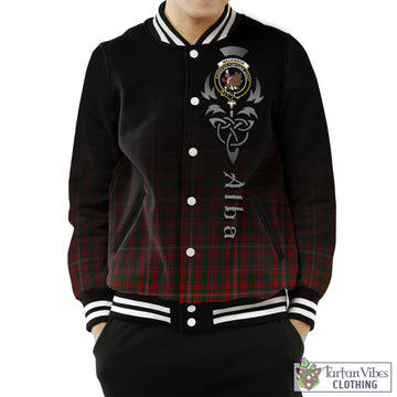 MacKinnon (McKinnon) Tartan Baseball Jacket Featuring Alba Gu Brath Family Crest Celtic Inspired