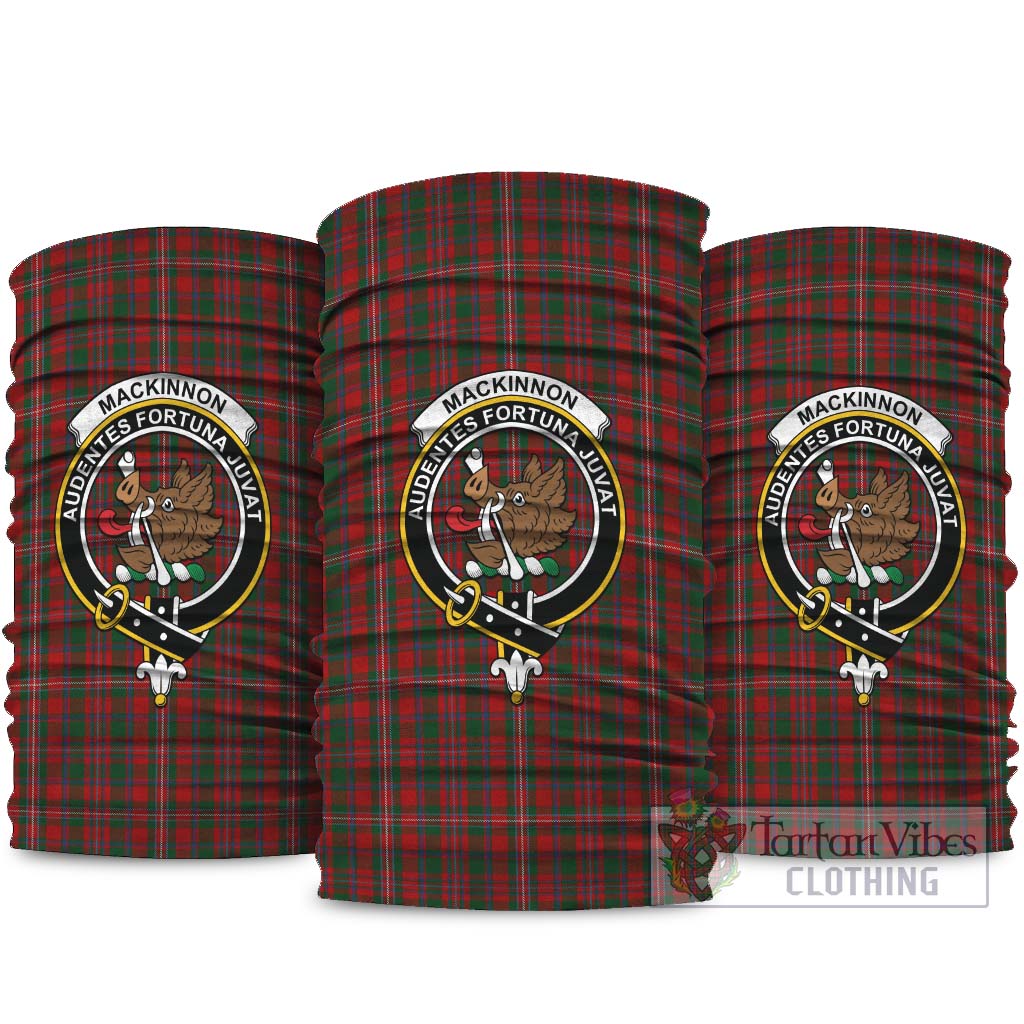 MacKinnon Tartan Neck Gaiters, Tartan Bandanas, Tartan Head Band with Family Crest