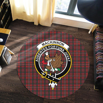 mackinnon-tartan-round-rug-with-family-crest
