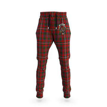 MacKinnon (McKinnon) Tartan Joggers Pants with Family Crest