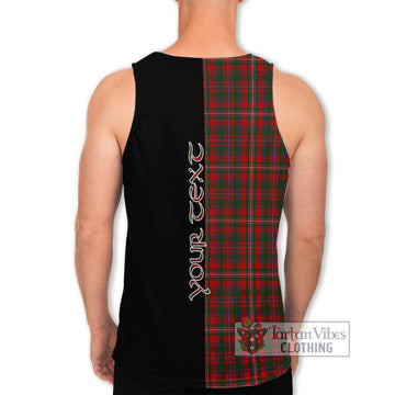 MacKinnon (McKinnon) Tartan Men's Tank Top with Family Crest and Half Of Me Style