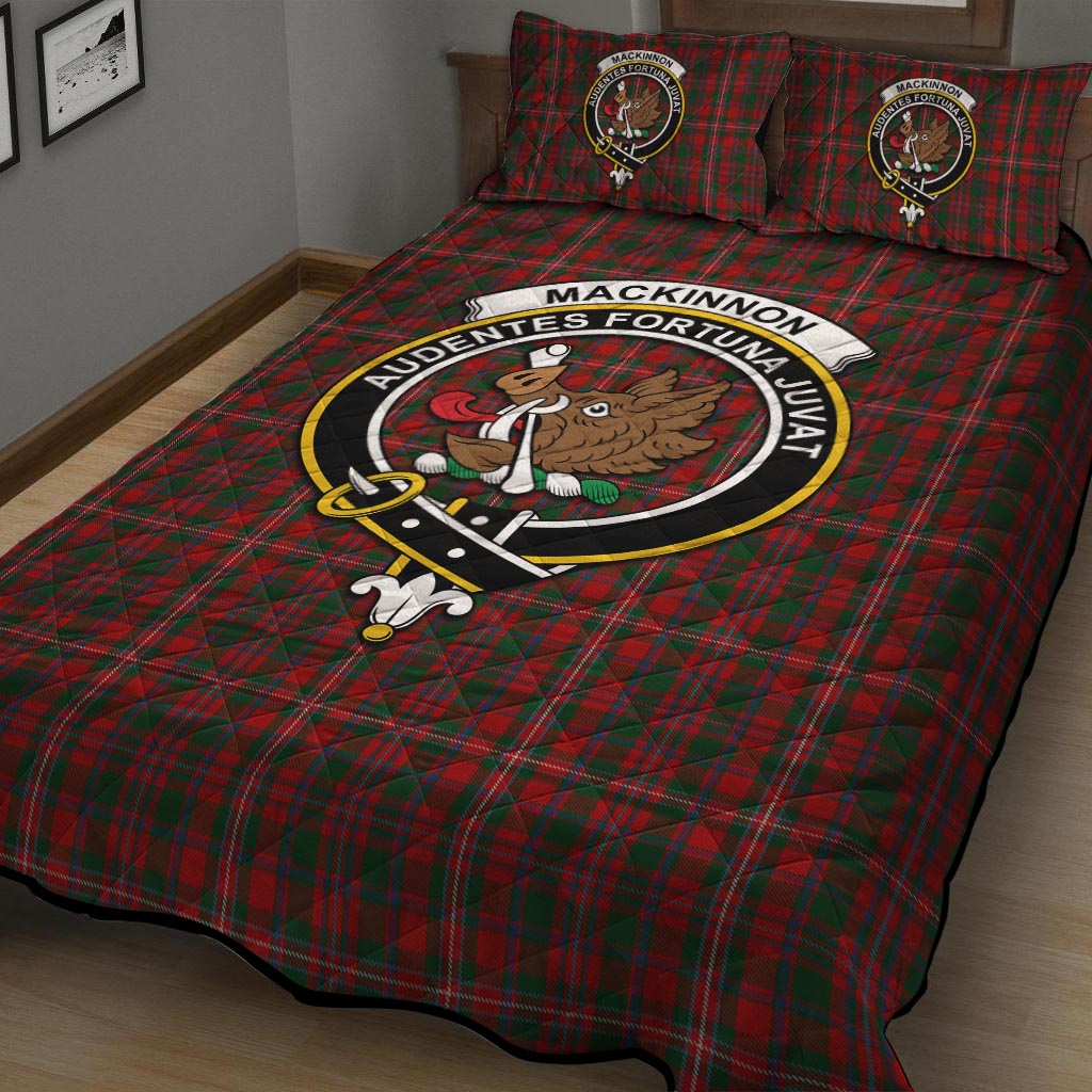 MacKinnon (McKinnon) Tartan Quilt Bed Set with Family Crest - Tartan Vibes Clothing