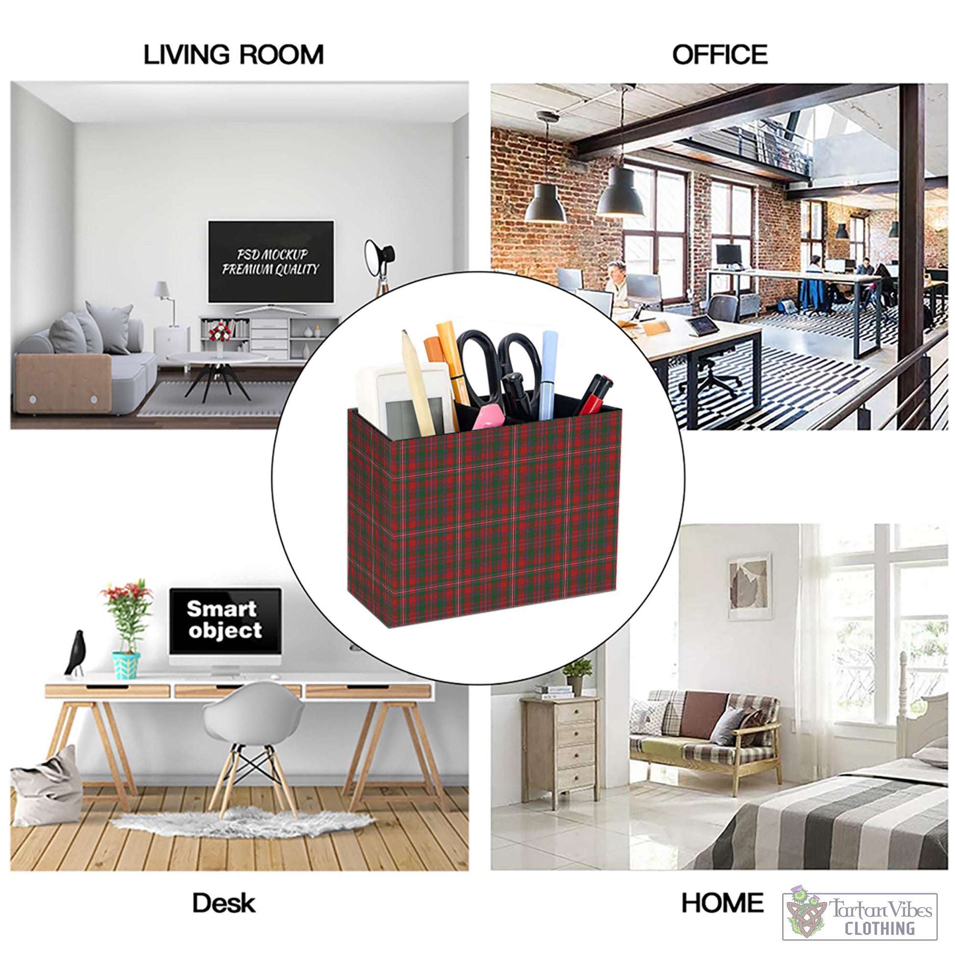 Tartan Vibes Clothing MacKinnon Tartan Pen Holder