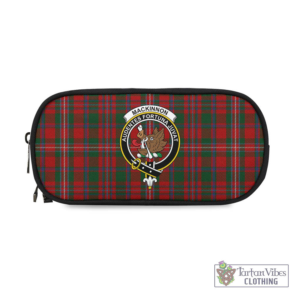 Tartan Vibes Clothing MacKinnon Tartan Pen and Pencil Case with Family Crest