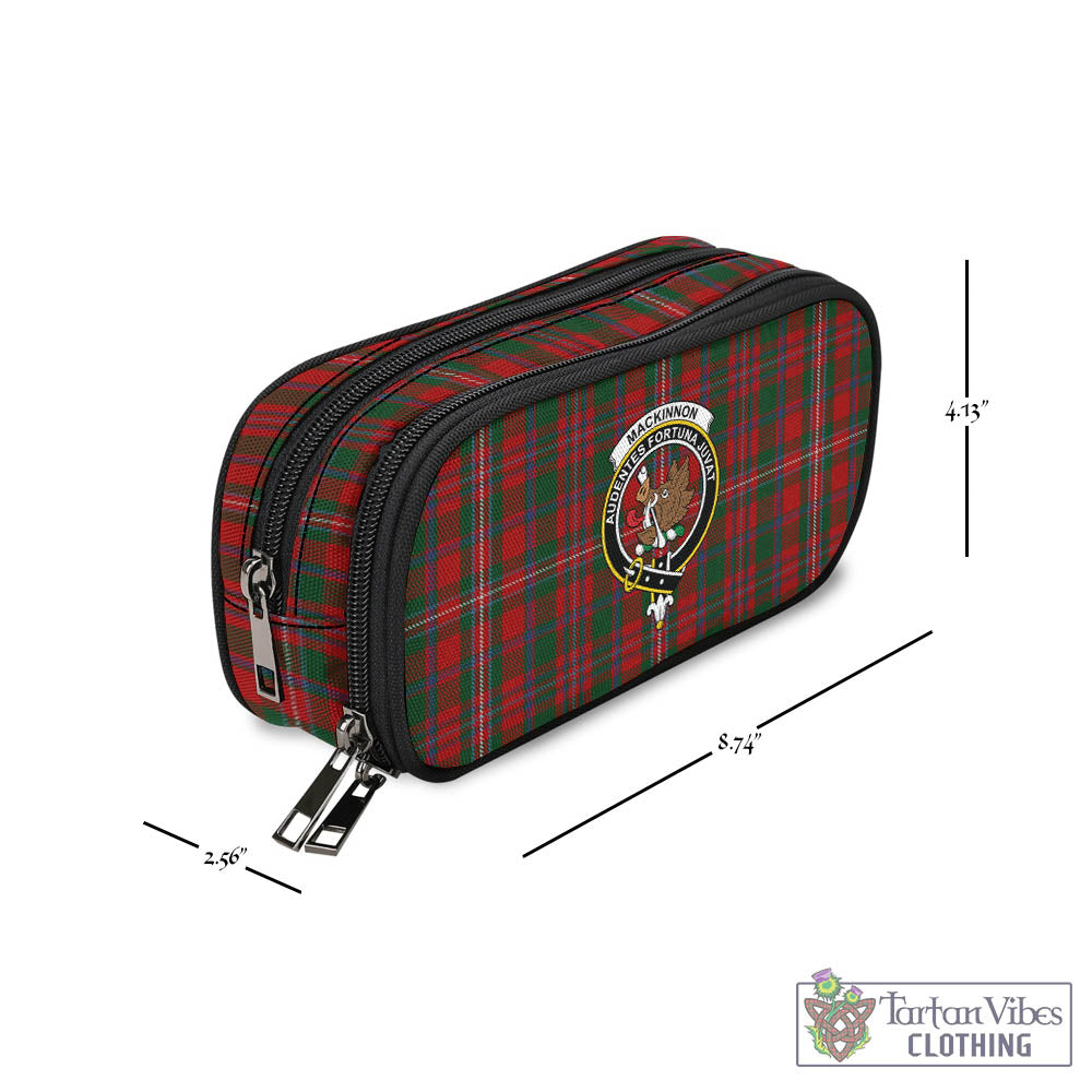 Tartan Vibes Clothing MacKinnon Tartan Pen and Pencil Case with Family Crest