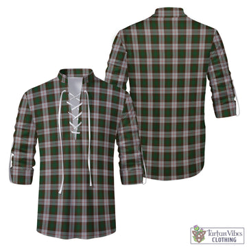 MacKinnon Dress Tartan Men's Scottish Traditional Jacobite Ghillie Kilt Shirt