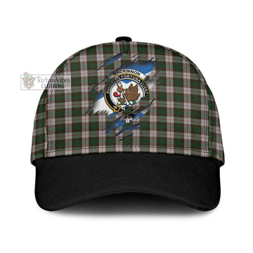 MacKinnon Dress Tartan Classic Cap with Family Crest In Me Style