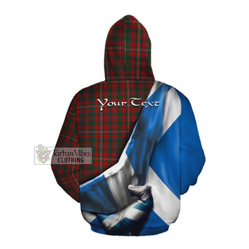 MacKinnon (McKinnon) Tartan Cotton Hoodie with Family Crest Scotland Patriotic Style