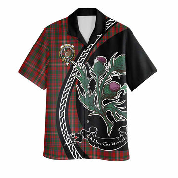 MacKinnon (McKinnon) Family Crest Tartan Hawaiian Shirt Alba Thistle Inspired - Tartan Vibes Clothing