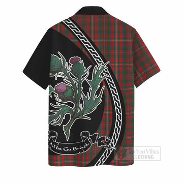 MacKinnon (McKinnon) Family Crest Tartan Hawaiian Shirt Alba Thistle Inspired - Tartan Vibes Clothing
