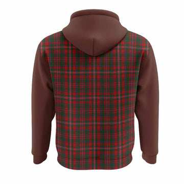 MacKinnon (McKinnon) Tartan Accent Hoodie with Family Crest
