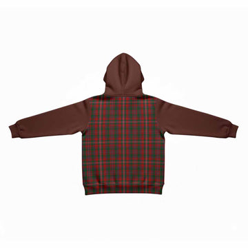 MacKinnon (McKinnon) Tartan Accent Kid Hoodie with Family Crest